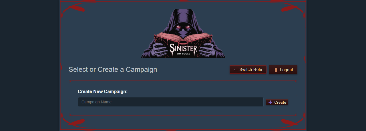Screenshot: Campaign Selection